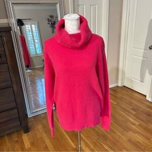 Bill Blass Vtg Lambswool & Rabbit Hair Angora Turtleneck Sweater in Women’s Lg